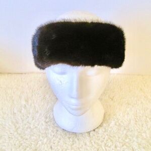 Vintage Genuine Mink headband